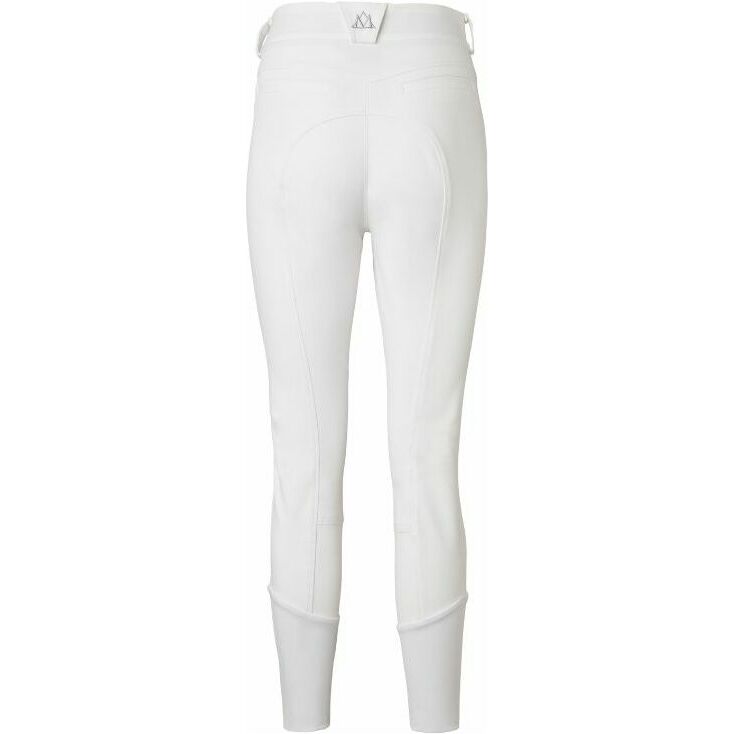 Mountain Horse Femmes Diana Full Seat Imitation Cuir Pantalons De équitation 053320 - White